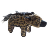 Ruff Play Brown &amp; Black Hyena Plush Dog Toy