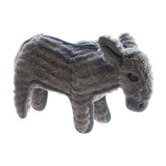 Ruff Play Grey Donkey Plush Dog Toy