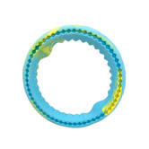 Ruff Play Blue Wheel Foam Dental Dog Toy