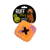 Ruff Play Orange Cube Foam Treat Dog Toy