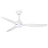 Claro 132cm Whisper DC Ceiling Fan with Tri-Colour LED