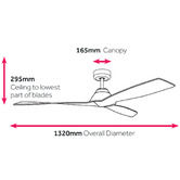Claro Claro Dreamer 132cm DC Ceiling Fan