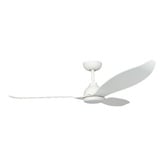 Claro Claro Allure 132cm White DC Ceiling Fan with Remote Control &amp; LED
