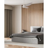 Claro Claro Allure 132cm White DC Ceiling Fan with Remote Control &amp; LED