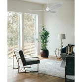 Claro Claro Allure 132cm White DC Ceiling Fan with Remote Control &amp; LED