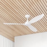 Claro Claro Allure 132cm White DC Ceiling Fan with Remote Control &amp; LED