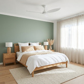 Claro Claro Allure 132cm White DC Ceiling Fan with Remote Control
