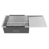 Buildmat Vande 980mm Single Steel Kitchen Sink with Drainer