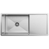 Buildmat Vande 980mm Single Steel Kitchen Sink with Drainer