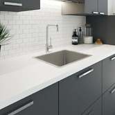 Buildmat Vande 510mm Single Stainless Steel Kitchen Sink