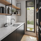 Buildmat Nala 450mm Single Stainless Steel Kitchen Sink