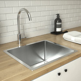 Buildmat Nala 450mm Single Stainless Steel Kitchen Sink