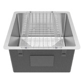 Buildmat Nala 450mm Single Stainless Steel Kitchen Sink