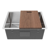 Buildmat Willow 600mm Single Stainless Steel Kitchen Sink