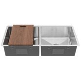 Buildmat Lucas 970mm Double Stainless Steel Kitchen Sink
