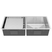 Buildmat Lucas 970mm Double Stainless Steel Kitchen Sink