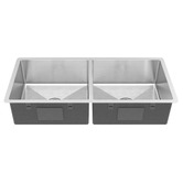 Buildmat Lucas 970mm Double Stainless Steel Kitchen Sink