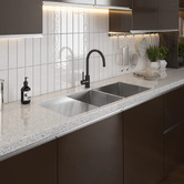 Buildmat Logan 1070mm 1 &amp; &frac34; Stainless Steel Kitchen Sink with Drainer