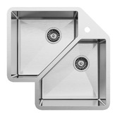Buildmat Ella 520mm Doublle Stainless Steel Kitchen Sink