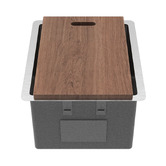 Buildmat Maya 380mm Single Stainless Steel Kitchen Sink