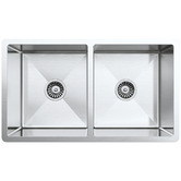 Buildmat Vande 770mm Double Stainless Steel Kitchen Sink