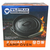Wildtrak 2 Quart Cast Iron Camp Dutch Oven