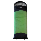 Wildtrak Green Bremer Outdoor Hooded Sleeping Bag