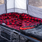 Wildtrak Red Kalgan Outdoor Hooded Sleeping Bag