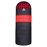 Wildtrak Red Kalgan Outdoor Hooded Sleeping Bag