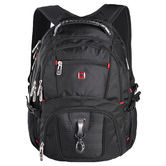Swisswin 50cm Black Swiss Travel Backpack