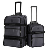 Swisswin 2 Piece Clyde Water-Resistant Suitcase Set