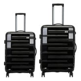 Swisswin 2 Piece Cannon Lightweight Suitcase Set