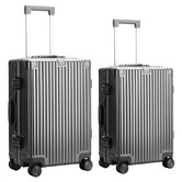 Swisswin 2 Piece Harlow Lightweight Suitcase Set