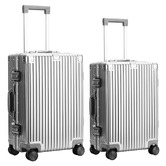 Swisswin 2 Piece Harlow Lightweight Suitcase Set