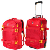 Swisswin 2 Piece Red Water-Resistant Backpack &amp; Suitcase Set