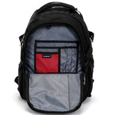 Swisswin 44cm Black Water-Resistant Backpack