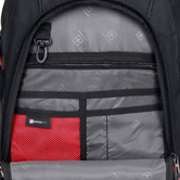Swisswin 49cm Black Water-Resistant Backpack