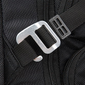 Swisswin 49cm Black Water-Resistant Backpack