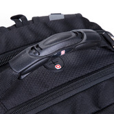 Swisswin 45cm Black Water-Resistant Backpack