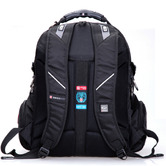 Swisswin 45cm Black Water-Resistant Backpack