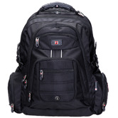 Swisswin 45cm Black Water-Resistant Backpack