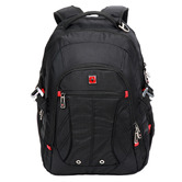 Swisswin 49cm Black Water-Resistant Backpack