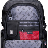 Swisswin 45cm Black Water-Resistant Backpack