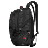 Swisswin 48cm Black Water-Resistant Backpack