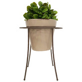 K'sHomewares&amp;Decor Brown Terracotta Pot On Stand