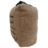 K&#039;sHomewares&amp;Decor Brown Cube Hessian Door Stop