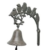 K'sHomewares&amp;Decor Birds Perched Over Iron Doorbell