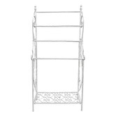 K'sHomewares&amp;Decor White Metal Towel Rack
