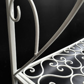 K'sHomewares&amp;Decor White Metal Towel Rack