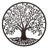 K&#039;sHomewares&amp;Decor Round Tree Iron Wall Decor